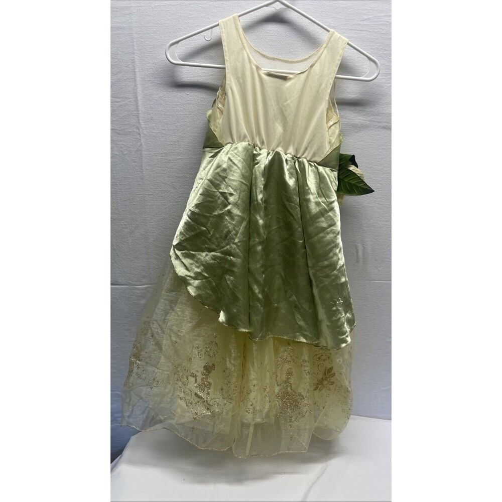 Disney Store Princess Tiana Halloween Costume Dress Girl Small 5-6 Costumes EUC - Picture 14 of 14